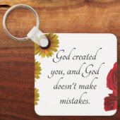 Inspirerend foto sleutelhanger (Voorkant)