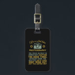 Inspirerend fotograaf ontwikkelt zich van negatief bagagelabel<br><div class="desc">Het leven is als fotografie. Als het niet goed gaat, ga dan nog een kans maken. Inspirerend en motivatie prijsontwerp voor fotografen. Koel gezegde en slogan koopwaar voor hen die graag foto's nemen, lid van de fotografische club. en noodlijdend ontwerp voor amateur- of professionele fotografen die overal camera's en lenzen...</div>