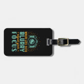 Inspirerend fotografie als het leven wazig wordt bagagelabel (Voorkant horizontaal)