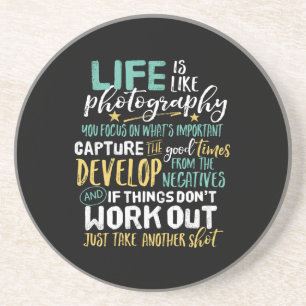 Inspirerend fotografie Levenslang Fotograaf Zandsteen Onderzetter