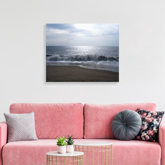 Inspirerend foto's Canvas Art Beach bij zonsopgang (Insitu (Woonkamer))
