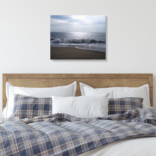 Inspirerend foto's Canvas Art Beach bij zonsopgang (Insitu (Slaapkamer))