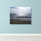 Inspirerend foto's Canvas Art Beach bij zonsopgang (Insitu (Houten vloer))