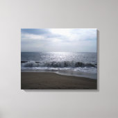 Inspirerend foto's Canvas Art Beach bij zonsopgang (Voorkant)