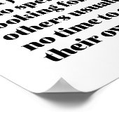 Inspirerend Frans citaat Recht me niet Poster (Hoek)