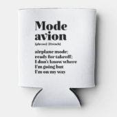 Inspirerend Frans vliegtuig voor reismodus Avion Blikjeskoeler (Voorkant)