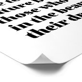 Inspirerend - frans , vrij om te dromen , libres d poster (Hoek)