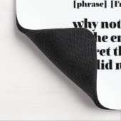 Inspirerend Frans Word Take Chance Pourquoi Pas Muismat (Hoek)