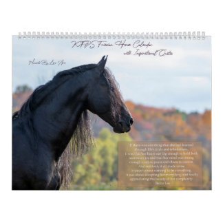 Inspirerend Friesian Horse Calendar Kalender