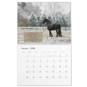 Inspirerend Friesian Horse Calendar Kalender (Jan 2026)