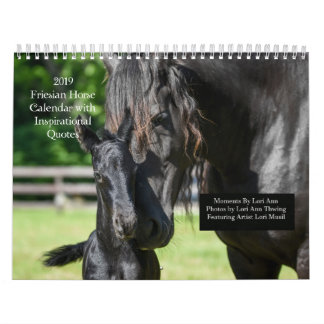 Inspirerend Friesian Horse Calendar Kalender