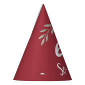 Inspirerend Funny Bourgondië Floral 60e Verjaardag Feesthoedjes (Links)