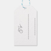 Inspirerend Funny Custom Donut Cadeaulabel (Achterkant)