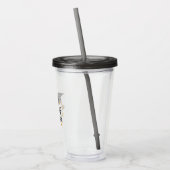 Inspirerend Ga de Wereld Veranderen Afstudeercitaa Acryl Drinkbeker (Links)