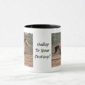 Inspirerend Galloping Horse Coffe Mok (Midden)