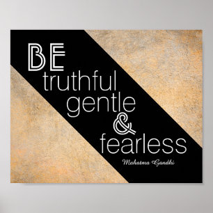 inspirerend Gandhi citeert poster moderne chic