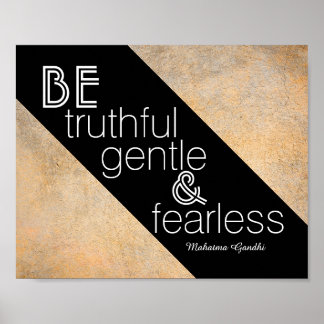 inspirerend Gandhi citeert poster moderne chic