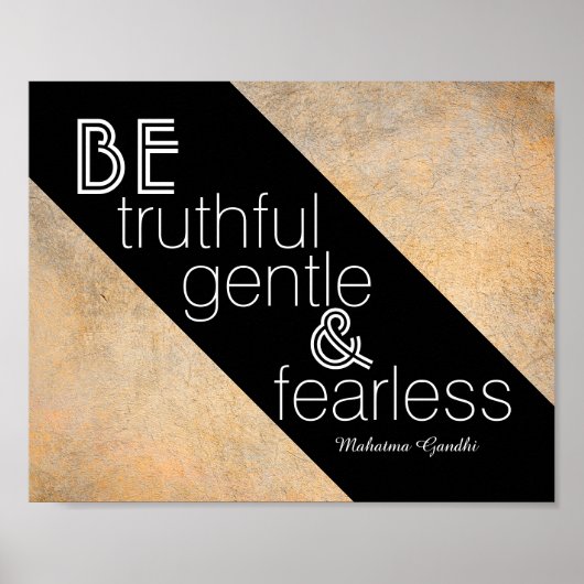 inspirerend Gandhi citeert poster moderne chic (Voorkant)