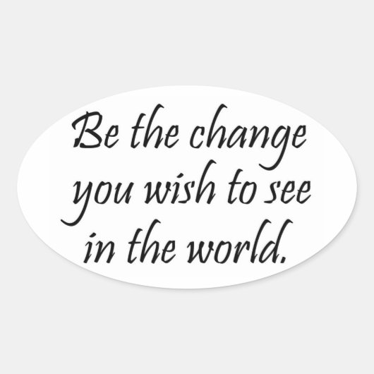 Inspirerend Gandhi offerte stickers bulk korting (Voorkant)