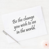 Inspirerend Gandhi offerte stickers bulk korting (Envelop)