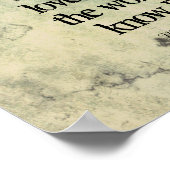 inspirerend Gandhi-poster voor vredesquote typogra Poster (Hoek)