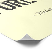 Inspirerend Gandhi Quote Poster Art (Hoek)