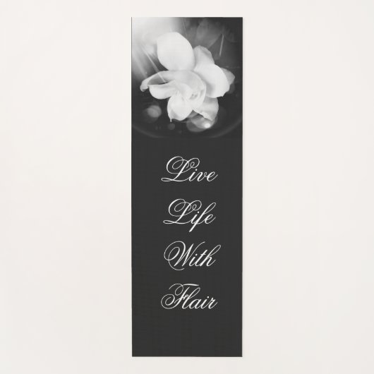 Inspirerend Gardenia Bloemen Yoga Mat (Voorkant)