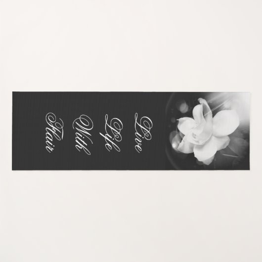 Inspirerend Gardenia Bloemen Yoga Mat (Voorkant (horizontaal))