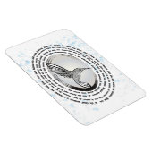 Inspirerend gebed kolibrie inkt waterverf magneet (Rechterzijde)