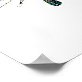 Inspirerend gebed kolibrie tulpen poster (Hoek)