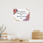 Inspirerend gebed maakt Motivatie Poster (Keuken)