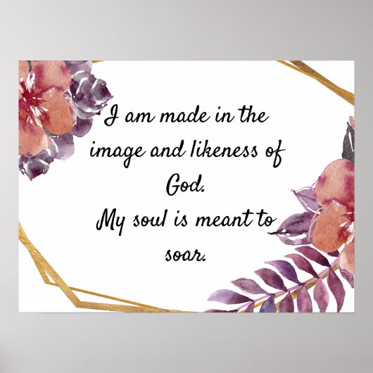 Inspirerend gebed maakt Motivatie Poster (Voorkant)