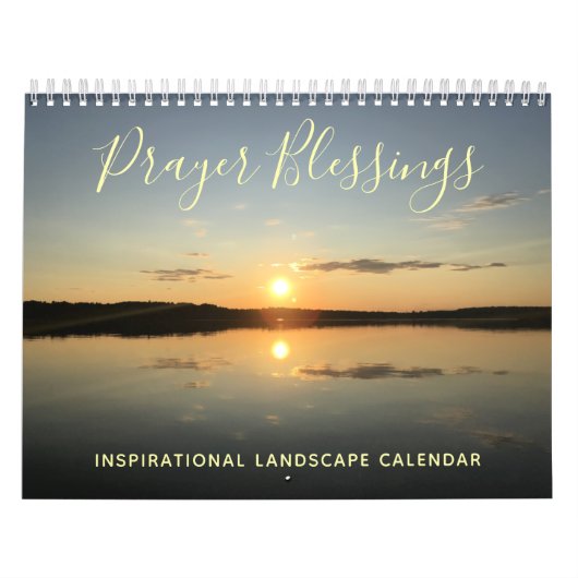 Inspirerend Gebed Quote Landschap Fotokalender Kalender (Hoes)