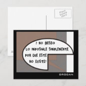 INSPIREREND GEDACHTE BRIEFKAART | T-shirt, Mokken (Voorkant / Achterkant)