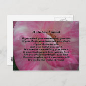 Inspirerend gedicht briefkaart (Voorkant / Achterkant)