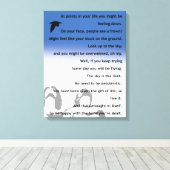 Inspirerend gedicht - Canvas (Insitu (Houten vloer))