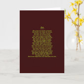 Inspirerend Gedicht Kaart (Gele Bloem)