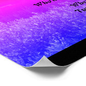 Inspirerend gedicht kunst: "Het antwoord is Jezus" Poster (Hoek)