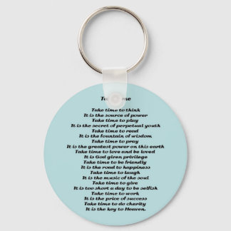 Inspirerend gedicht sleutelhanger