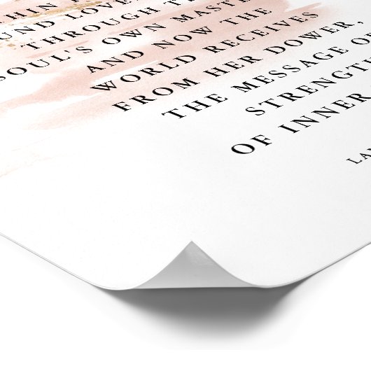 Inspirerend gedicht ze in de donkere Langston Hugh Poster (Hoek)