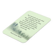 Inspirerend gedicht zet je hand in God Magneet (Linkerzijde)