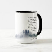 Inspirerend gedicht Zet je hand op Gods plein Mok (Voorkant rechts)