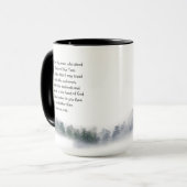 Inspirerend gedicht Zet je hand op Gods plein Mok (Voorkant links)