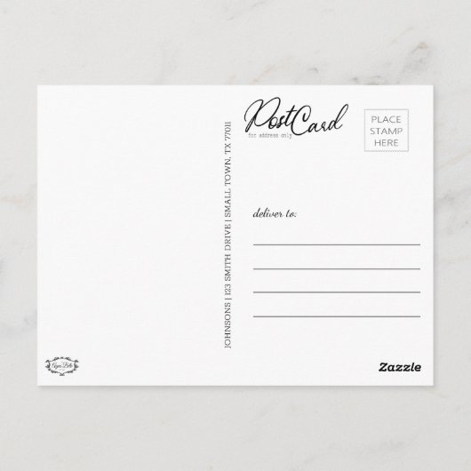 Inspirerend Geef ons deze dag ons dagelijks brood Briefkaart (Achterkant)