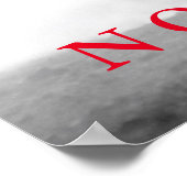 Inspirerend Geen beperkingen zwart-wit pantserwerk Poster (Hoek)