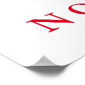 Inspirerend Geen beperkingen zwart-wit pantserwerk Poster (Hoek)