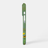 Inspirerend Geïsoleerde gele wilde bloemen Aangepa iPhone Hoesje (Linkerkant)