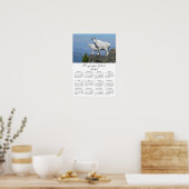 Inspirerend Geit Fotosjabloon 2025 Kalender Poster (Keuken)