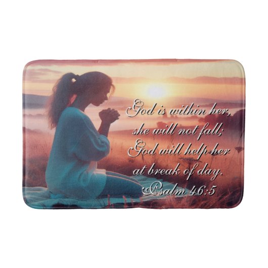'Inspirerend geloof' Bath Mat (Voorkant)