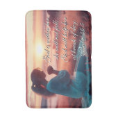 'Inspirerend geloof' Bath Mat (Voorkant Verticaal)